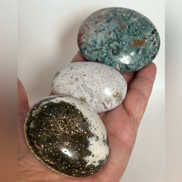 Ocean Jasper (OJ) Palm Stone Bundle - Picture 4 of 4
